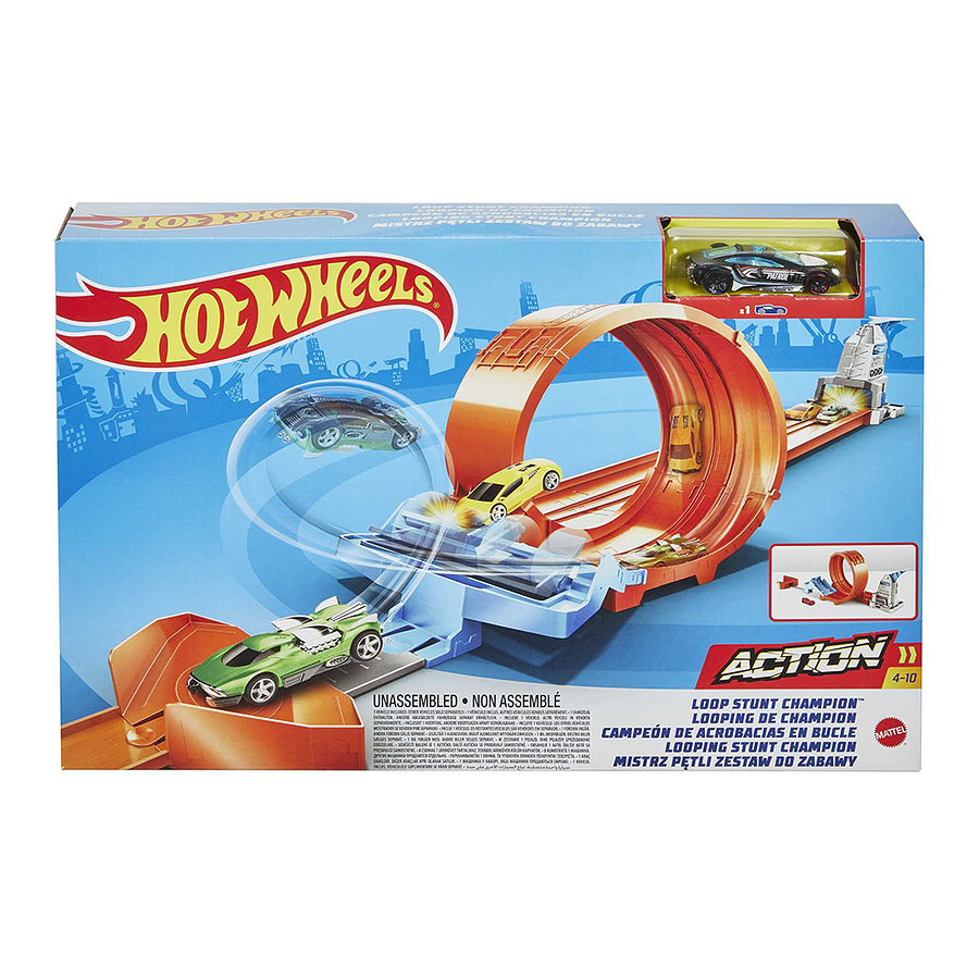 Hot Wheels Campeón De Acrobacias En Bucle Mattel 2