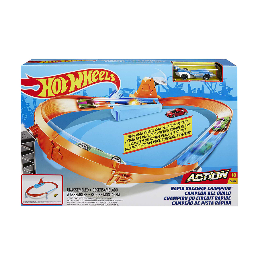 Hot Wheels Campeón De Acrobacias En Bucle Mattel 3