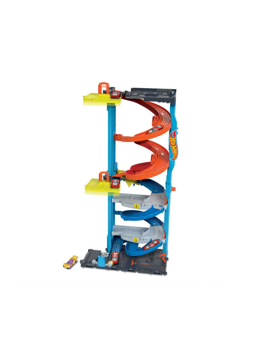 Hot Wheels Torre De Carreras Con Doble Altura Mattel 1