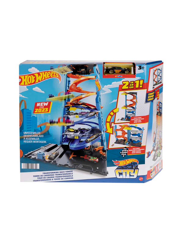 Hot Wheels Torre De Carreras Con Doble Altura Mattel 2