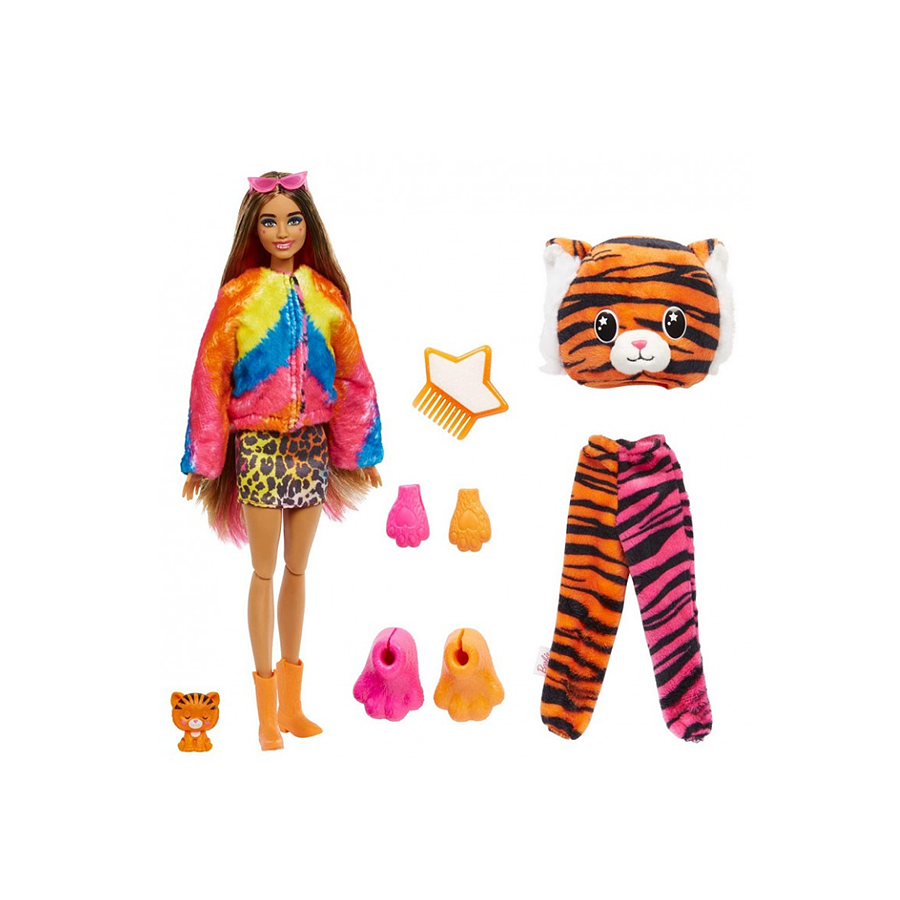 Barbie Cutie Reveal Amigos De La Selva Mattel 2