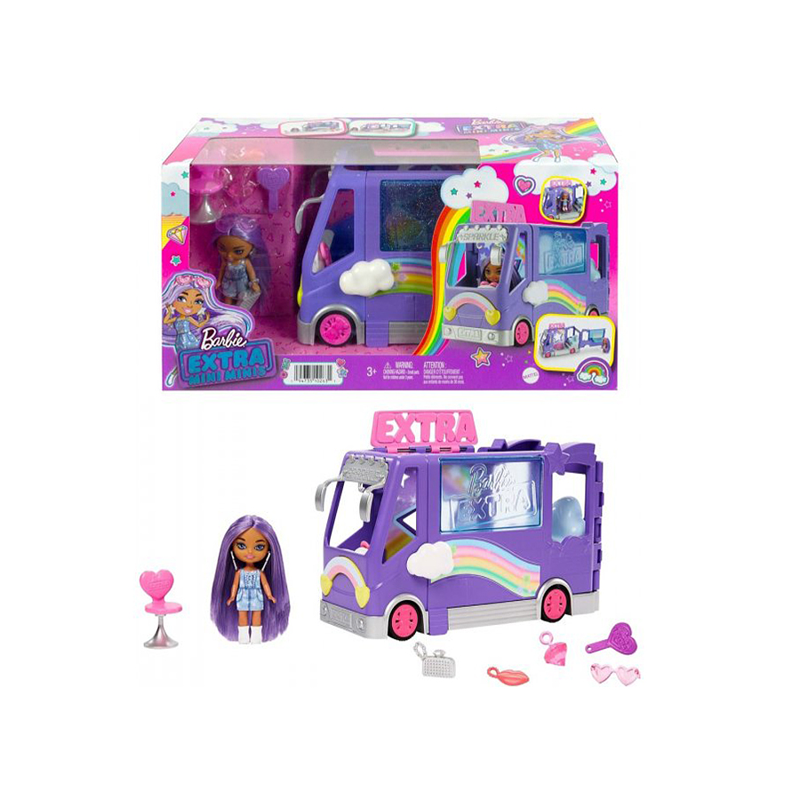 Barbie Extra Mini Minis Camión Turístico Mattel  1