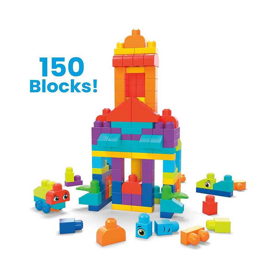 Mega Block Jumbo Bolsa De 150 Blocks 2