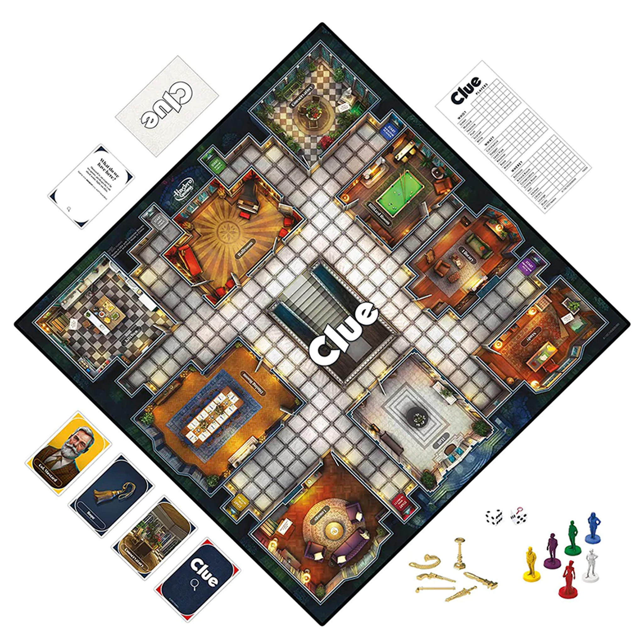 Clue Classic Refresh Hasbro  2