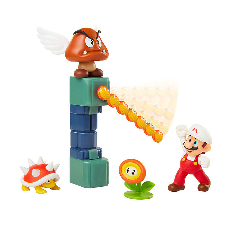 Pack Figuras Mario Bros Set Diorama Clásico Super Mario Nintendo