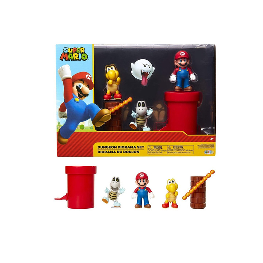 Super Mario Set Diorama Mazmorra 4