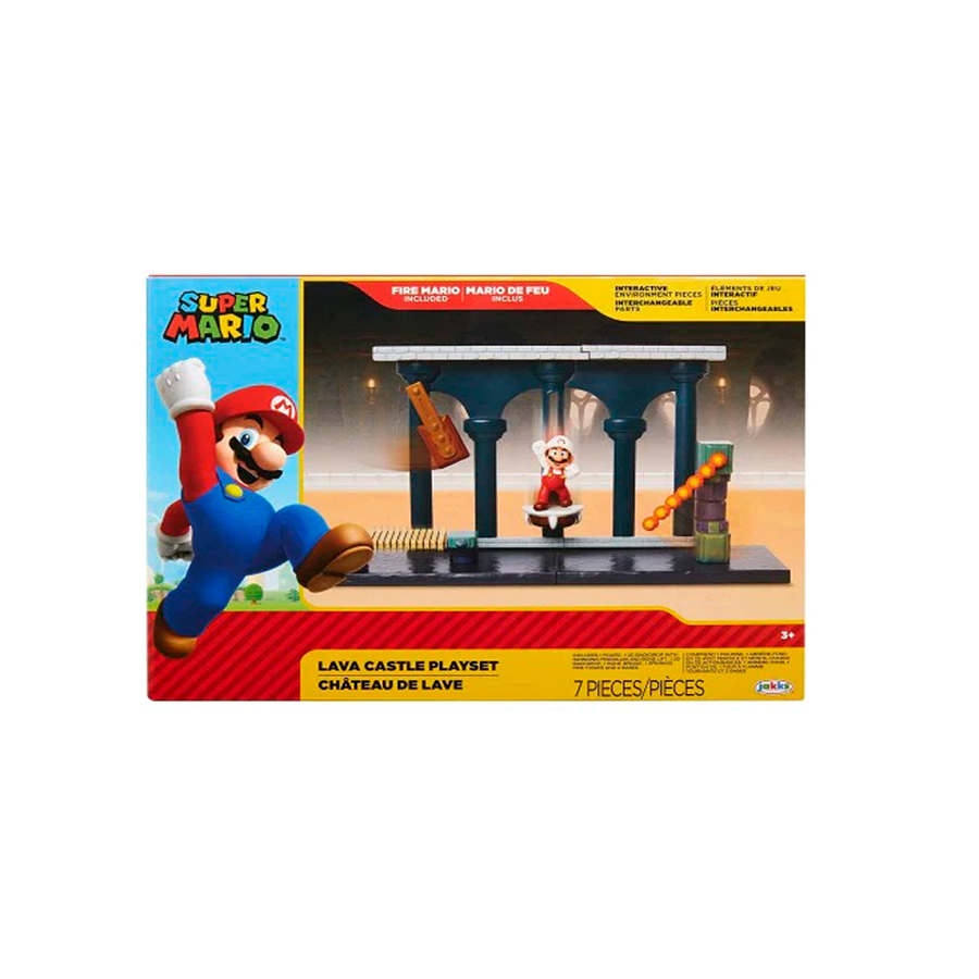 Super Mario Set Castillo de Lava 1