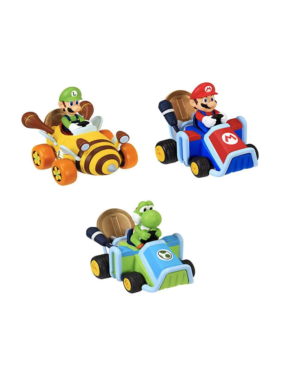 Mario Kart Coche Con Moneda Surtido 1