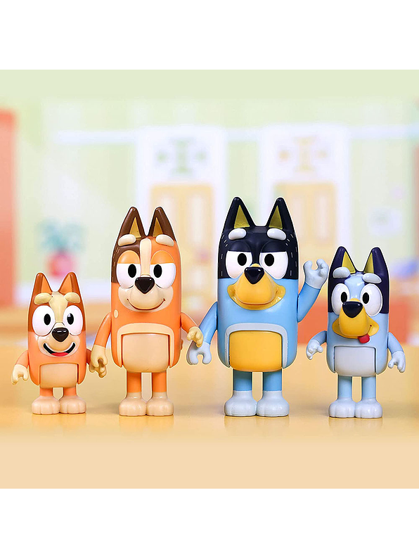 Bluey Familia Figura X 4 Unidades  3