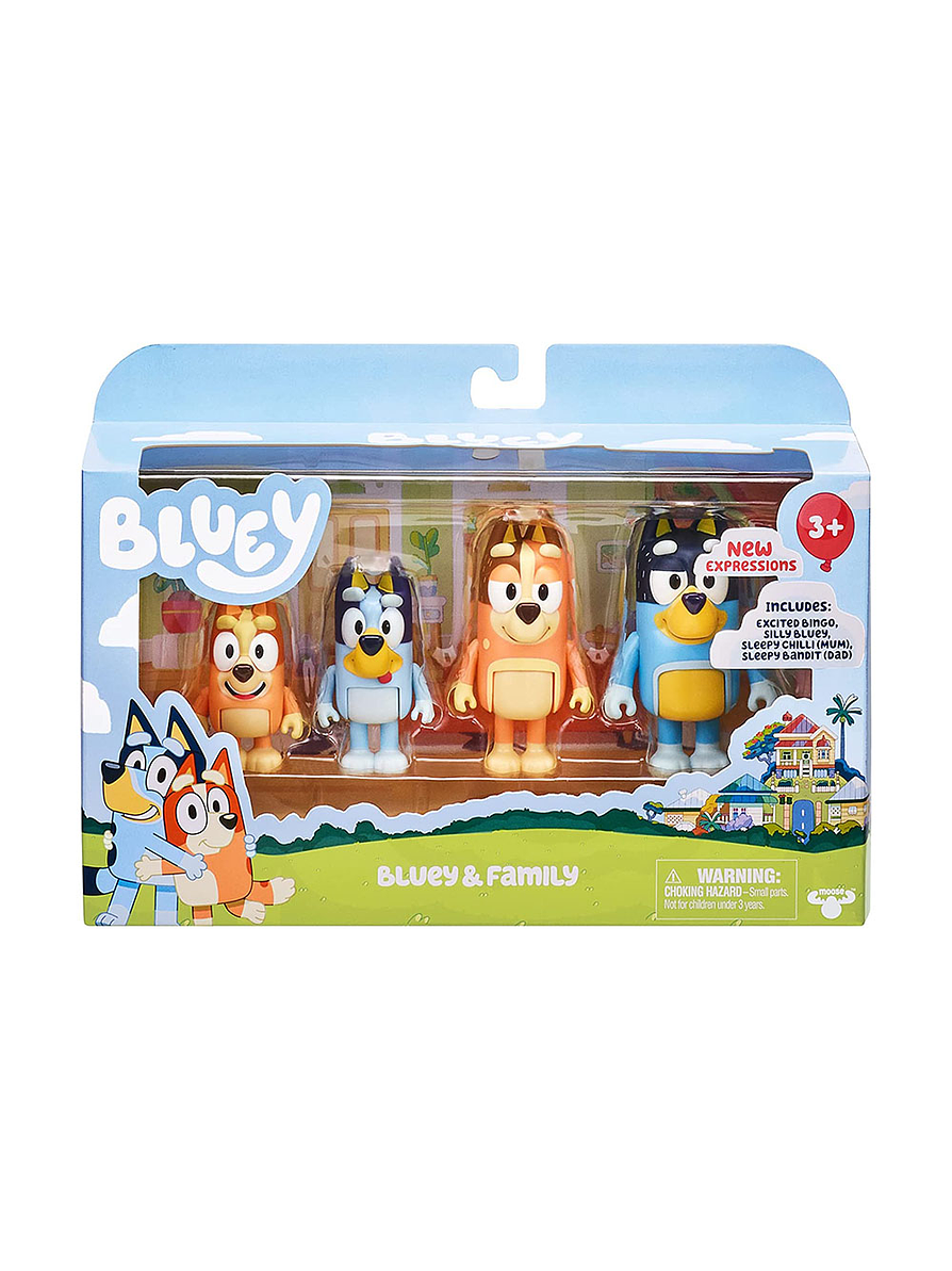 Bluey Familia Figura X 4 Unidades  2