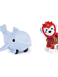 Paw Patrol Aqua Pups Cachorro Con Mascota  - Miniatura 4