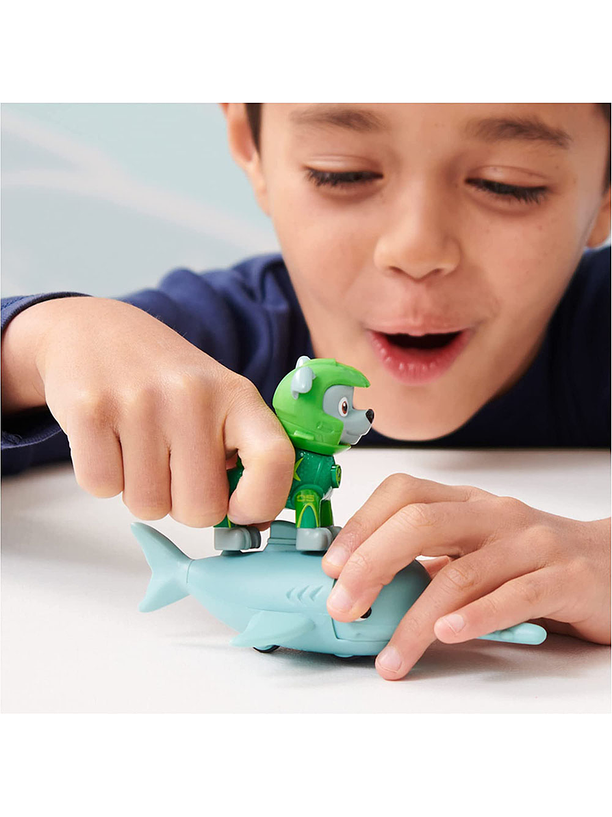 Paw Patrol Aqua Pups Cachorro Con Mascota  12