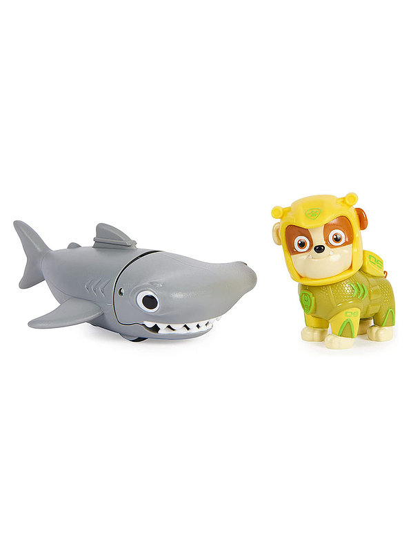 Paw Patrol Aqua Pups Cachorro Con Mascota  13