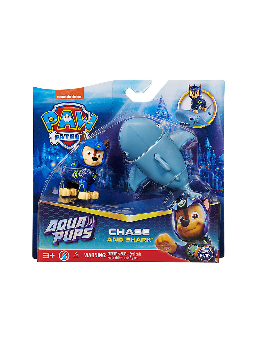 Paw Patrol Aqua Pups Cachorro Con Mascota  17
