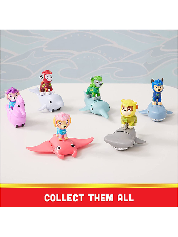 Paw Patrol Aqua Pups Cachorro Con Mascota  19