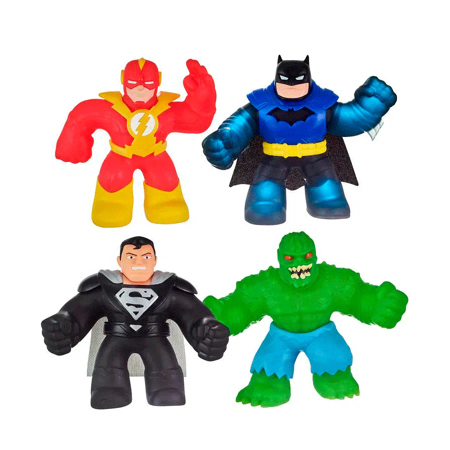 Heroes Of Goo Jit Zu DC Comics Minis - Confezione 8 Personaggi: Batman, Superman, Joker, Flash E Altri