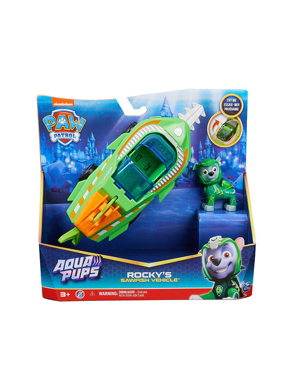 Vehículo Paw Patrol Aqua Pups 6