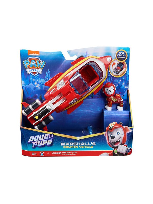 Vehículo Paw Patrol Aqua Pups 9