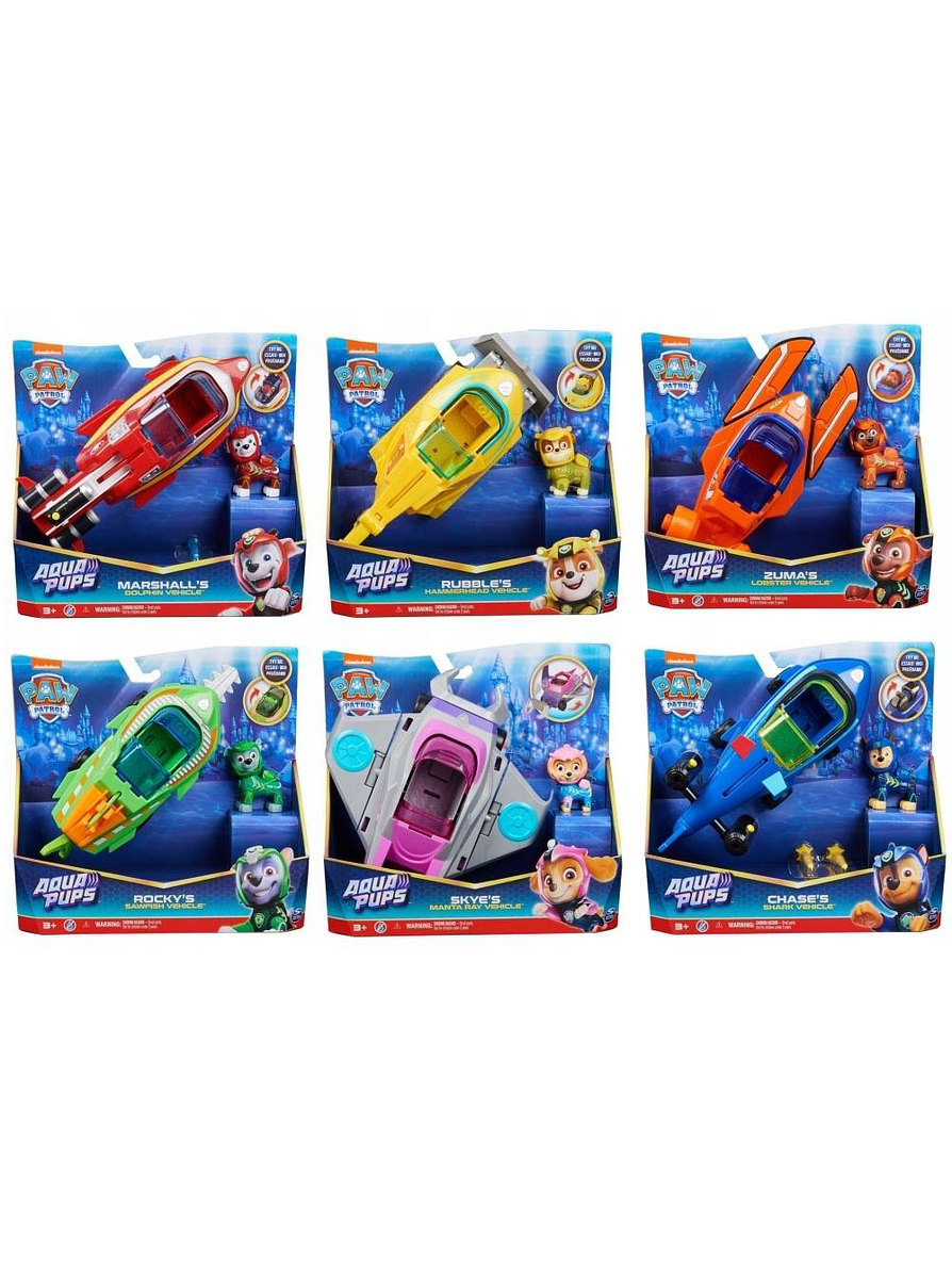 Vehículo Paw Patrol Aqua Pups 1