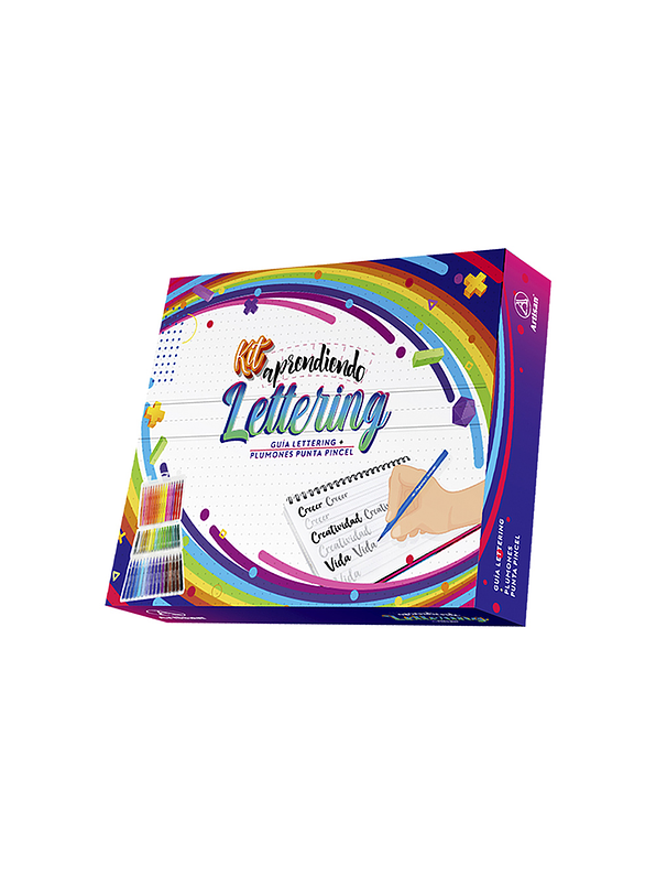 Kit Aprendiendo Lettering X 48 Plumones  1