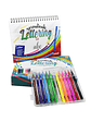 Kit Aprendiendo Lettering X 12 Plumones - Miniatura 2