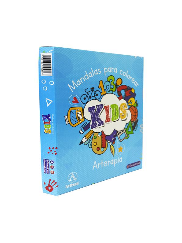 Libros Mándalas Kids Para Colorear Artisan 3