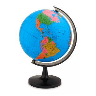Globo Terráqueo 21.4 Cms 