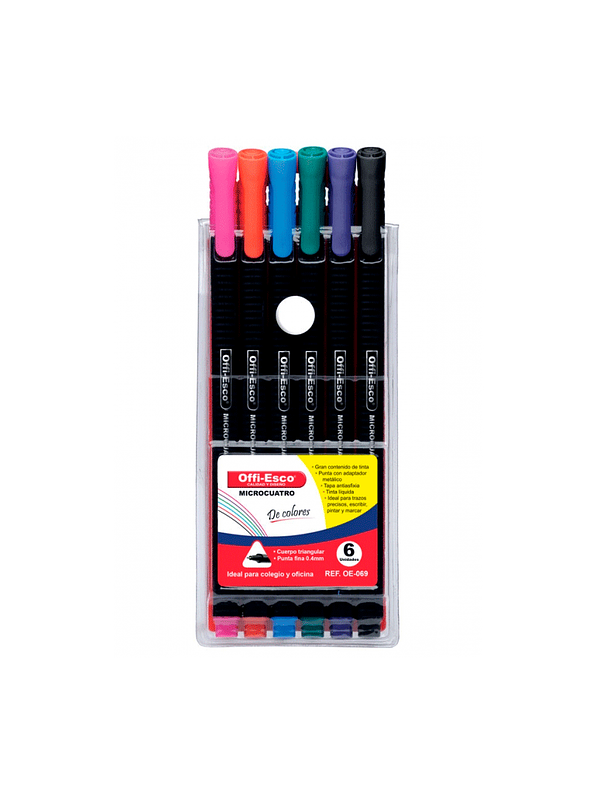 Micropuntas Microcuatro Offi-Esco X 6 Unidades 1