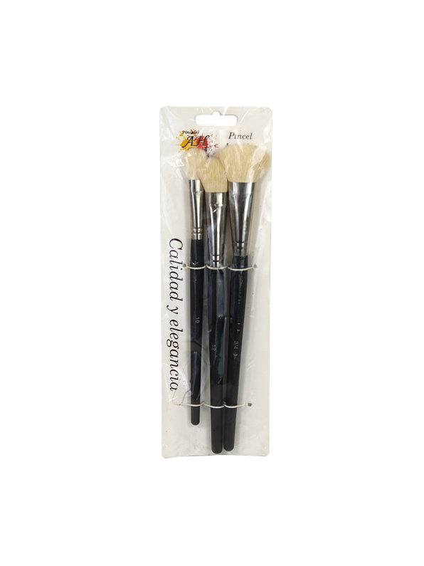 Juego De Pinceles  Ah Royal X 3 Unidades 1