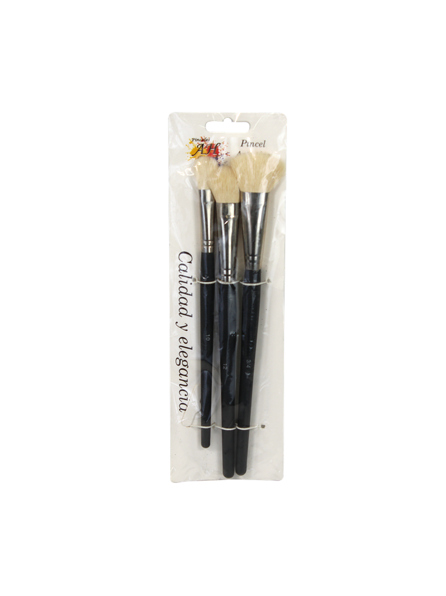 Juego De Pinceles  Ah Royal X 3 Unidades 1
