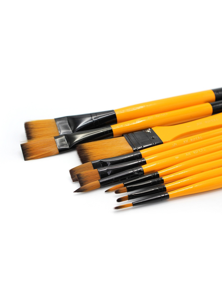 Juego De Pinceles Ah Royal X 10 Unidades 4