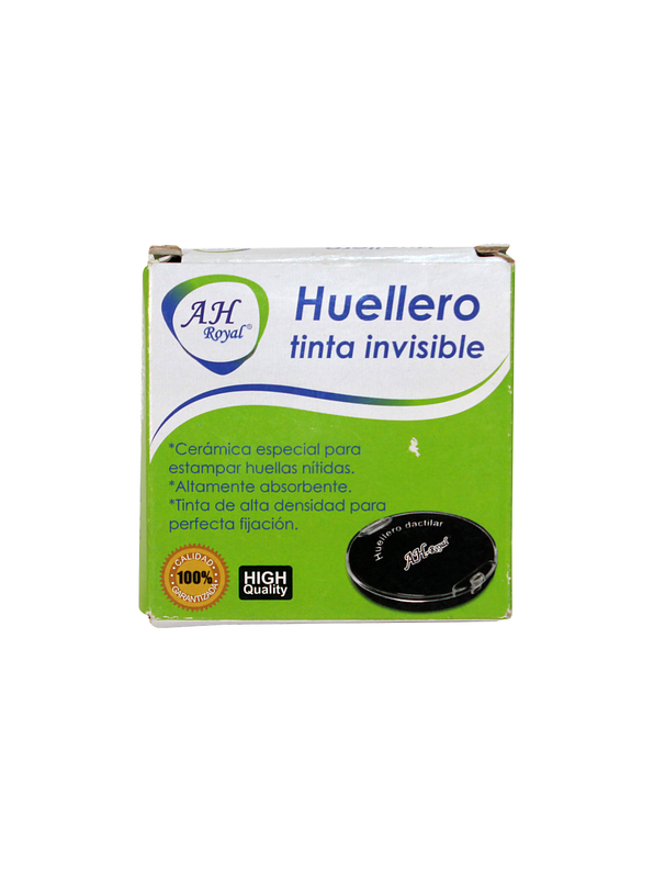 Huellero Tinta Invisible Ah Royal 1