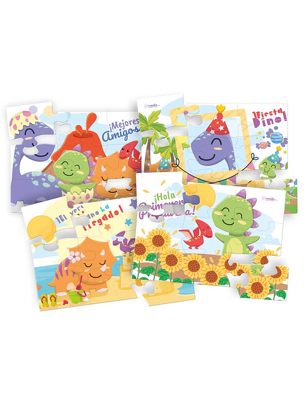 Rompecabezas 4 X 9 Piezas Dino Yumi  4