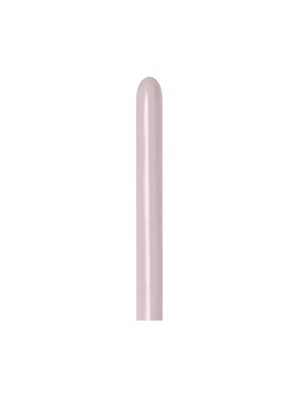 Globo Tubito 260 Pastel Dusk Rosa X 20 Unidades 1