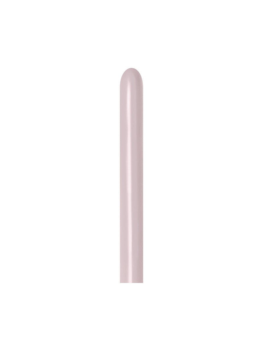 Globo Tubito 260 Pastel Dusk Rosa X 20 Unidades 1