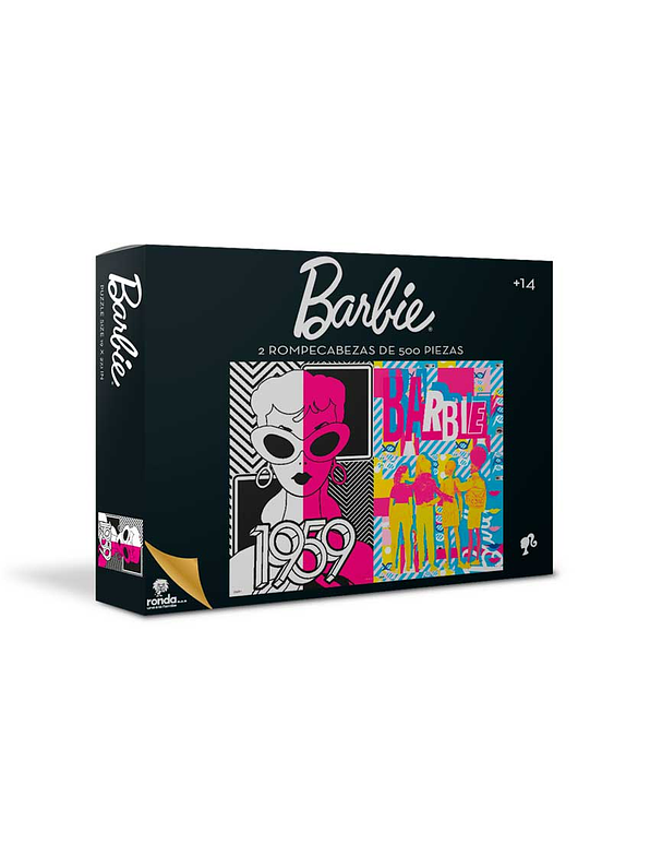 Rompecabezas 2 X 500 Piezas Barbie  1