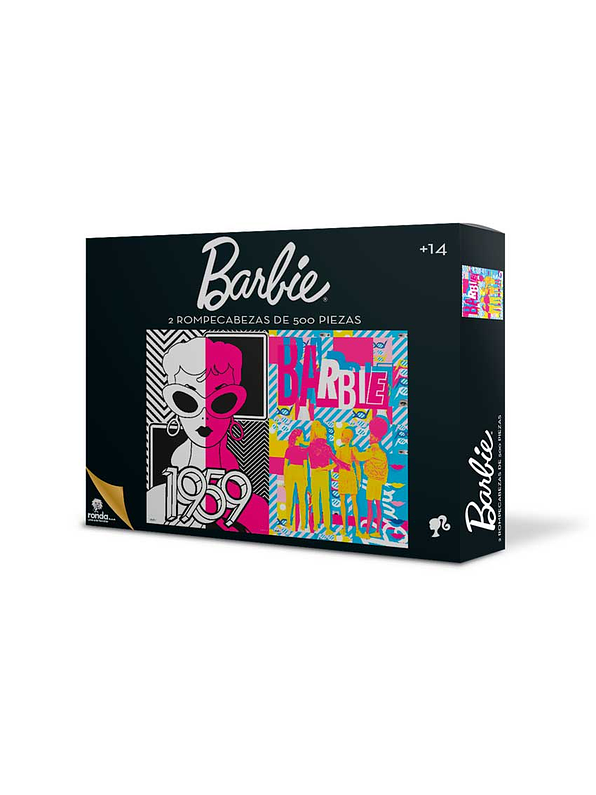 Rompecabezas 2 X 500 Piezas Barbie  3