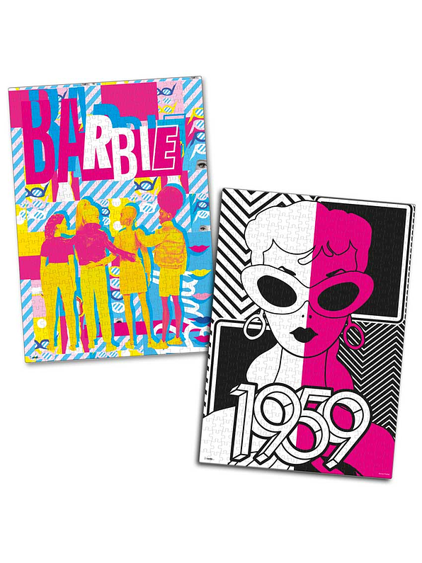 Rompecabezas 2 X 500 Piezas Barbie  4