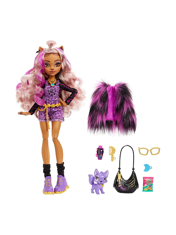 Monster High Clawdeen Wolf Accesorios y Mascota  4