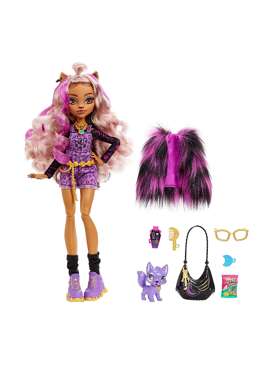 Monster High Clawdeen Wolf Accesorios y Mascota  4