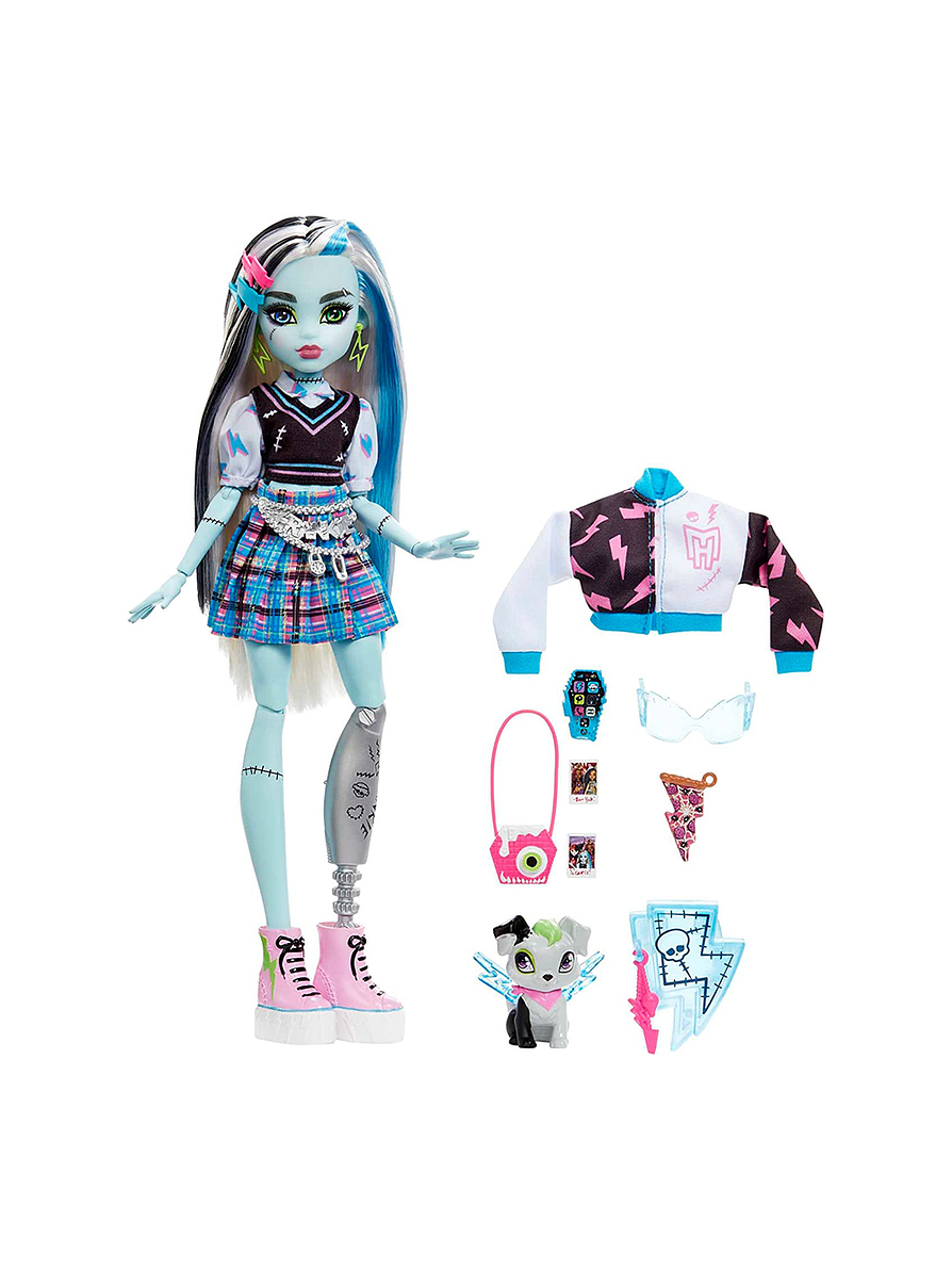 Monster High Frankie Stein Accesorios Y Mascota 3