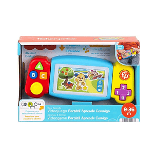 Fisher-Price Videojuego Portátil Aprende conmigo 
