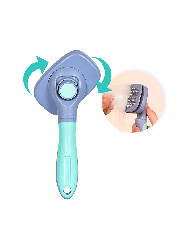 Cepillo Para Mascota Cabeza Giratoria 360° 2