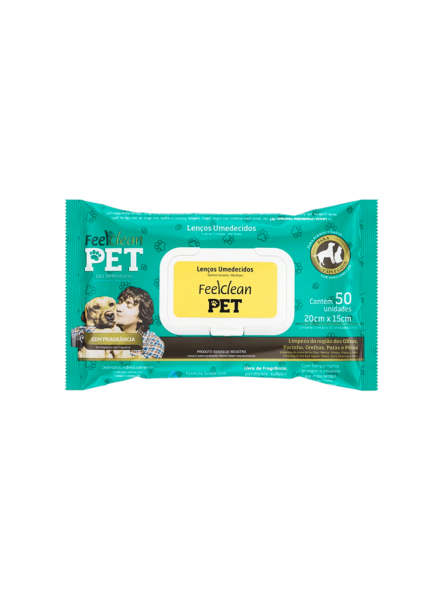 Pañitos Húmedos Para Mascota X 50 Unidades  1