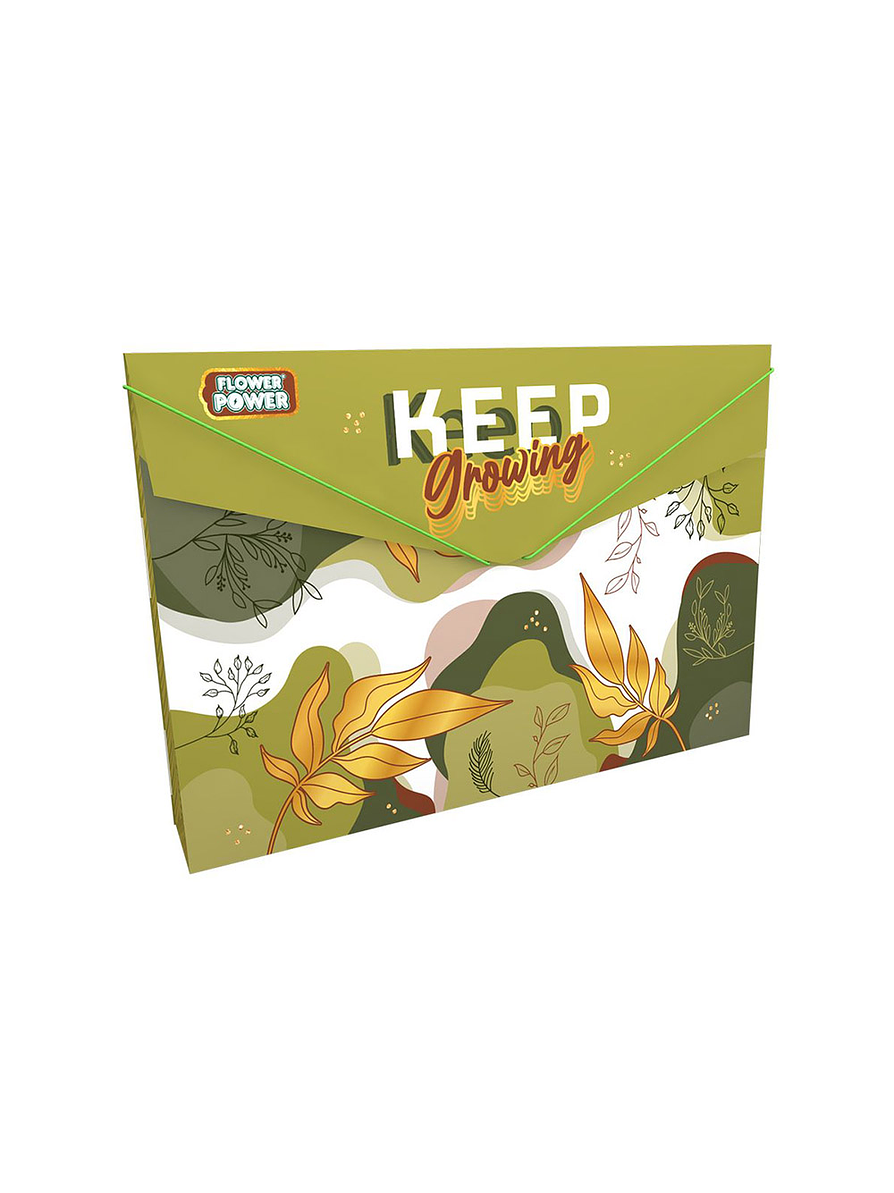 Carpeta Plástica Fuelle Flower Power 1