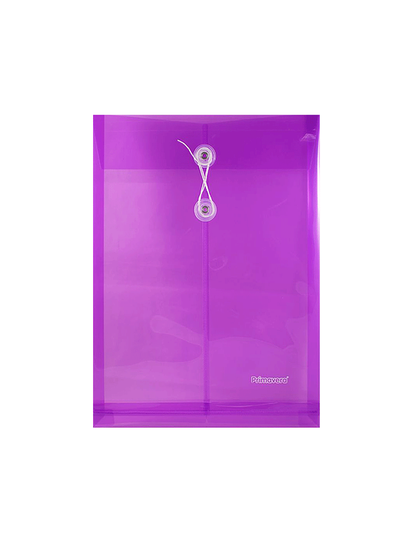 Sobre Plástico Vertical Oficio  6