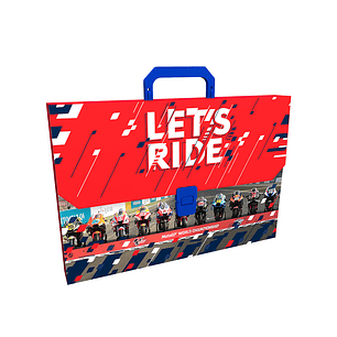 Maletín Plástico 13 Bolsillos Primavera Impreso Niño  