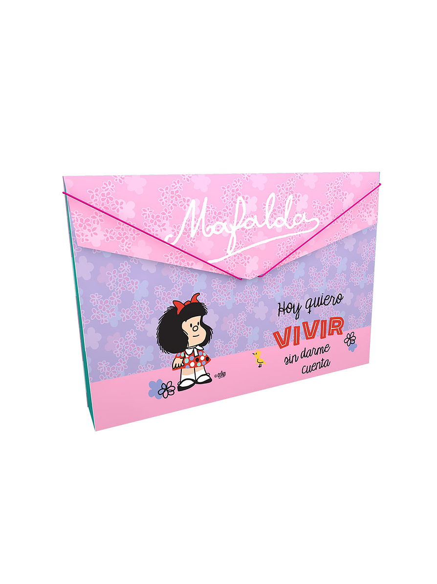 Carpeta Plástica Fuelle Primavera Niña 2