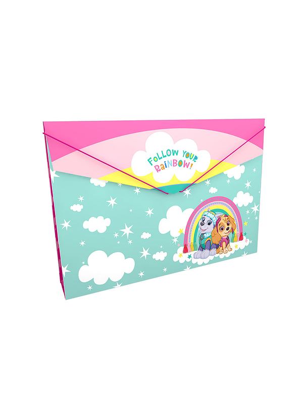 Carpeta Plástica Fuelle Primavera Niña 7