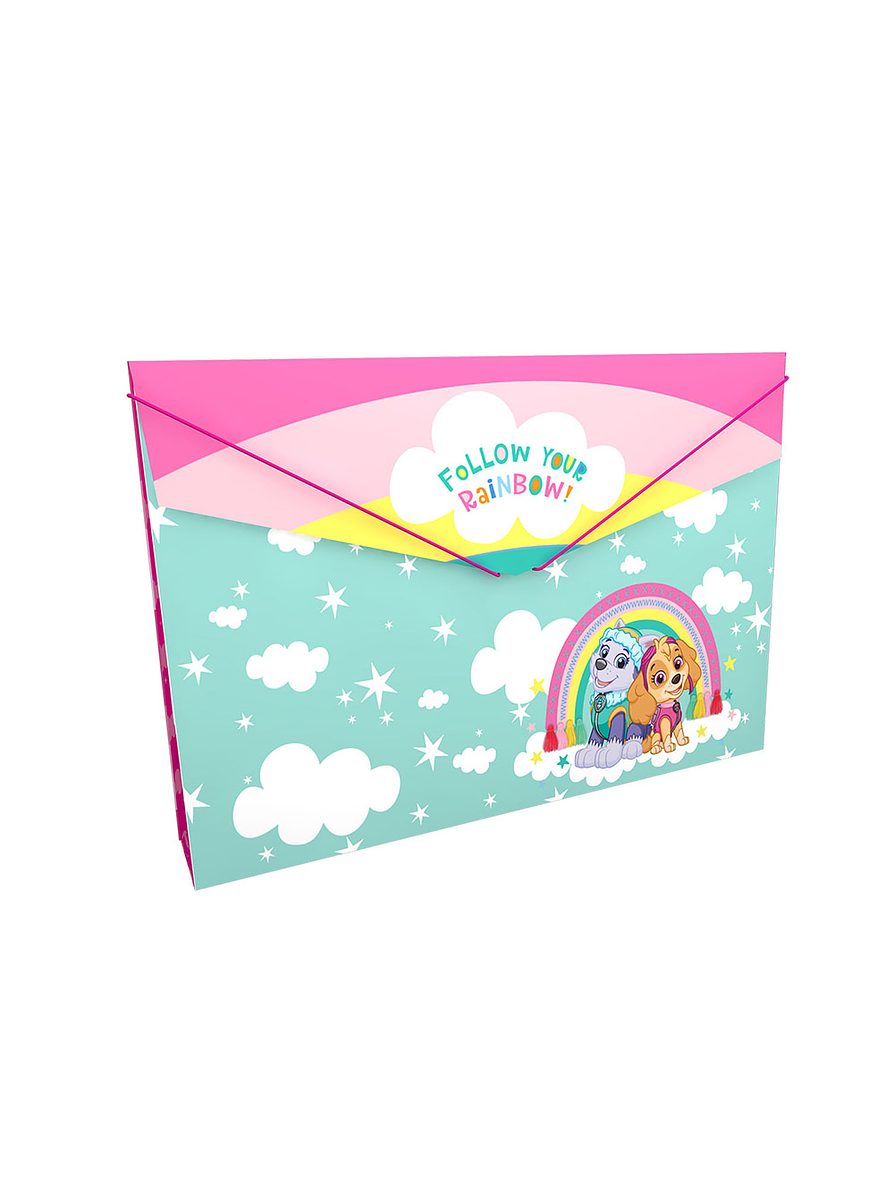 Carpeta Plástica Fuelle Primavera Niña 7